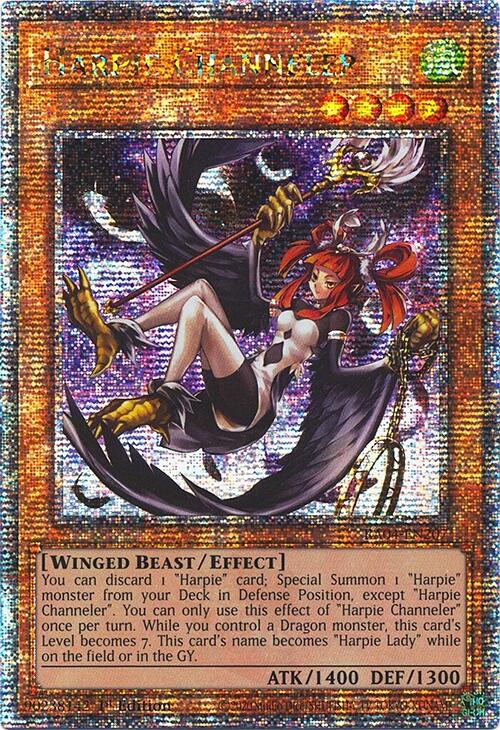 Harpy Channeler [RA04-EN207] Quarter Century Secret Rare 