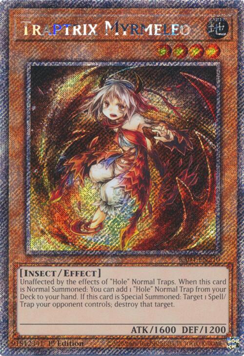 Traptrix Myrmeleo [RA04-EN210] Platinum Secret Rare 