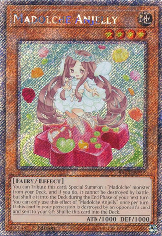 Madolche Anjelly [RA04-EN215] Platinum Secret Rare 