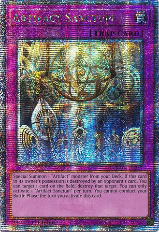 Artifact Sanctum [RA04-EN217] Quarter Century Secret Rare 