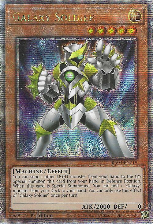 Galaxy Soldier [RA04-EN219] Quarter Century Secret Rare 
