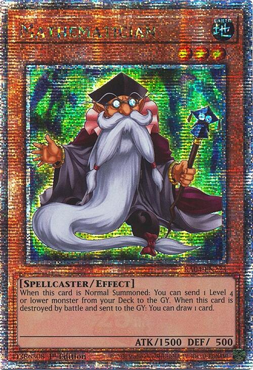 Mathematician [RA04-EN223] Quarter Century Secret Rare 