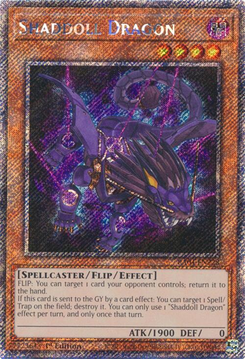 Shaddoll Dragon [RA04-EN228] Platinum Secret Rare 