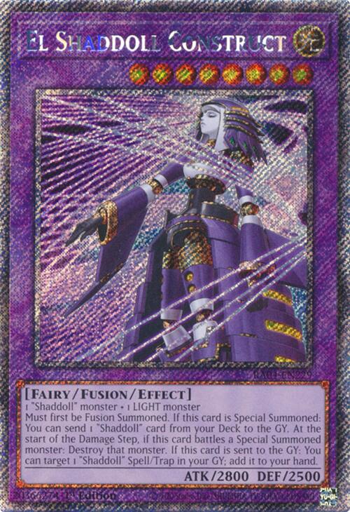El Shaddoll Construct (Alternate Art) [RA04-EN229] Platinum Secret Rare 