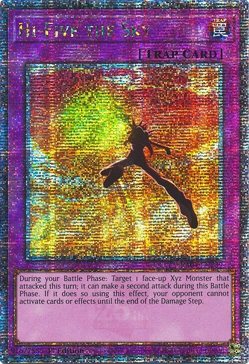 Hi-Five the Sky [RA04-EN239] Quarter Century Secret Rare 