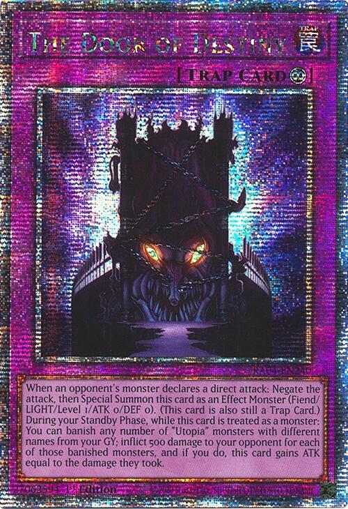 The Door of Destiny [RA04-EN240] Quarter Century Secret Rare 