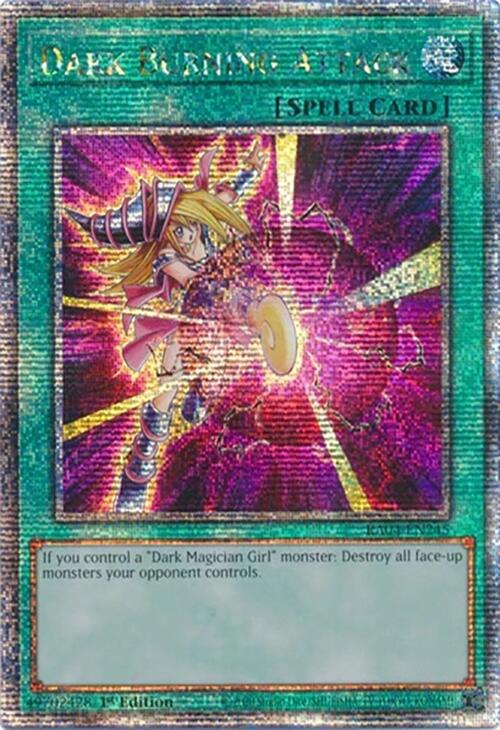 Dark Burning Attack [RA04-EN245] Quarter Century Secret Rare 