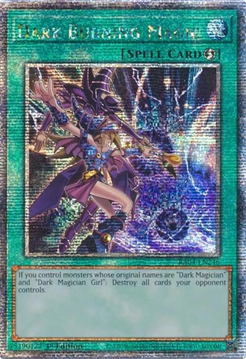 Dark Burning Magic [RA04-EN246] Quarter Century Secret Rare 