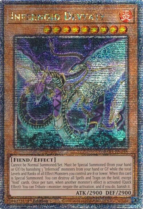 Infernoid Devyaty [RA04-EN248] Quarter Century Secret Rare 