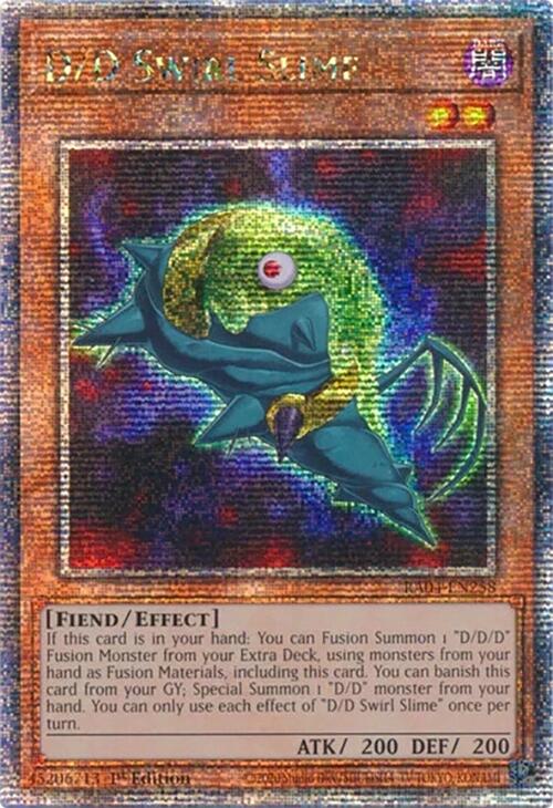 D/D Swirl Slime [RA04-EN258] Quarter Century Secret Rare 