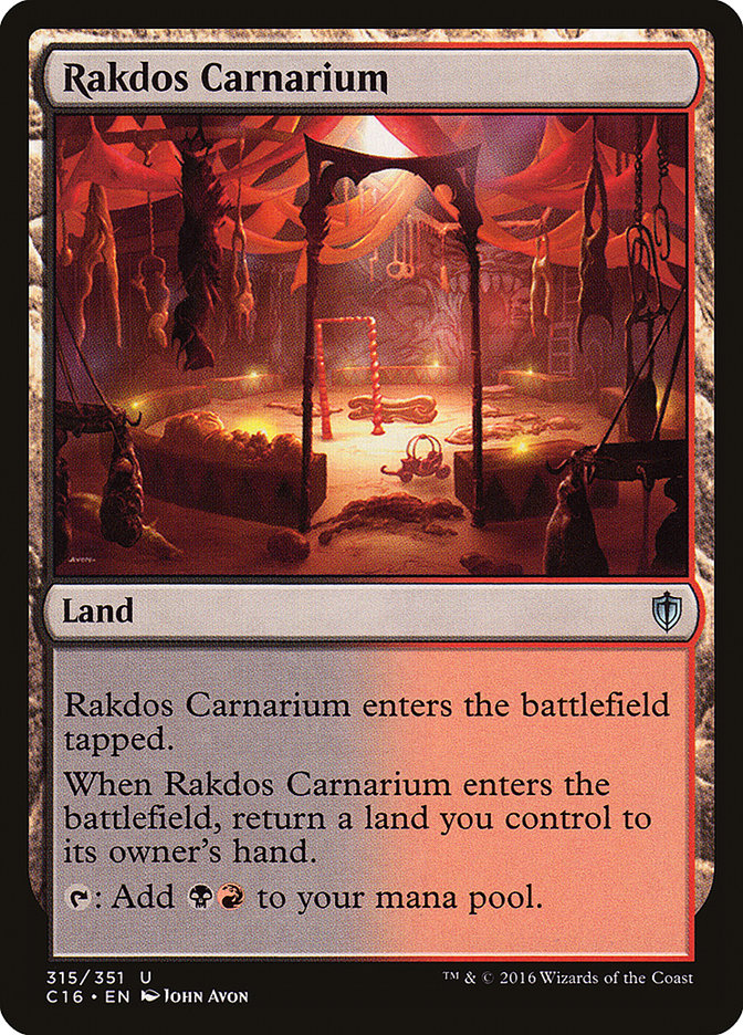 Rakdos Carnarium [Order 2016] 
