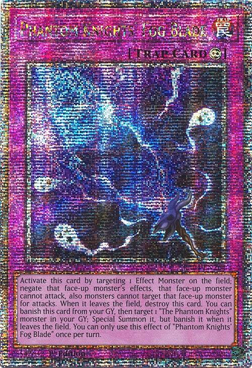 Phantom Knights' Fog Blade [RA04-EN264] Quarter Century Secret Rare 