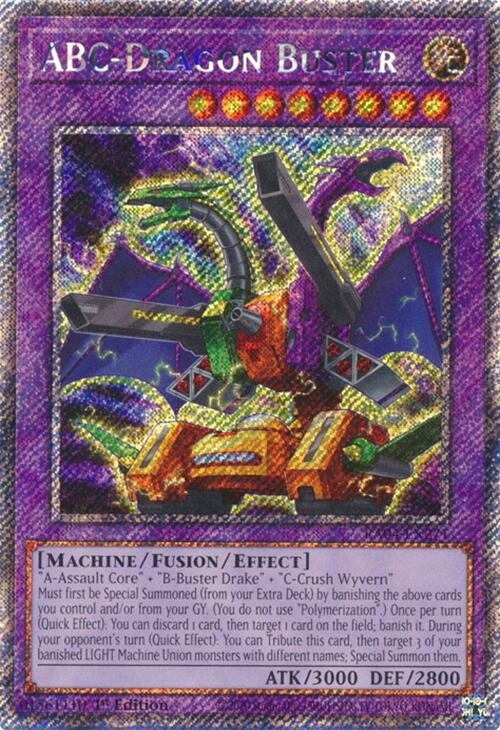 ABC-Dragon Buster [RA04-EN271] Platinum Secret Rare 