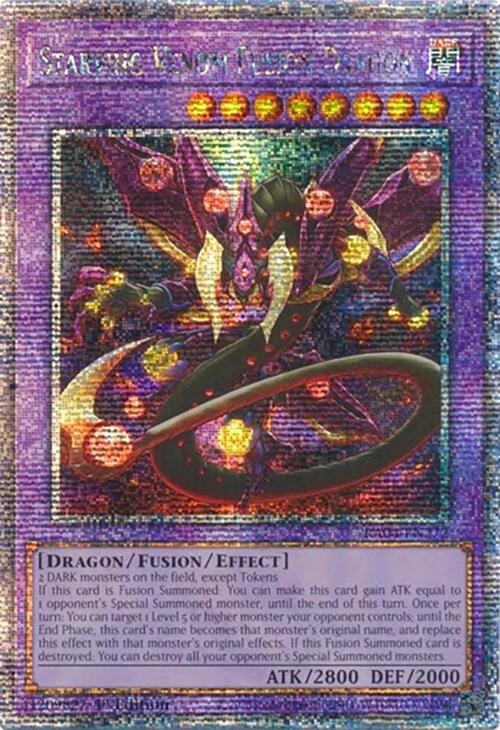 Starving Venom Fusion Dragon [RA04-EN272] Quarter Century Secret Rare 