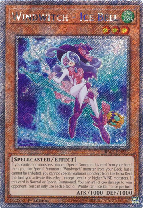 Windwitch - Ice Bell [RA04-EN273] Platinum Secret Rare 