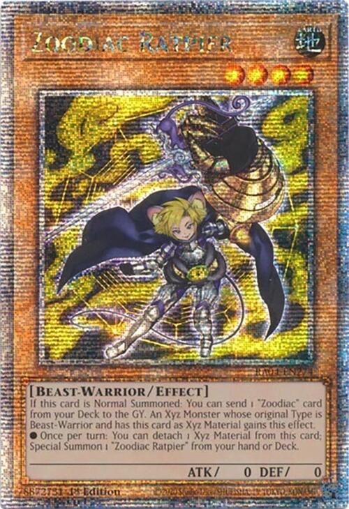 Zoodiac Ratpier [RA04-EN274] Quarter Century Secret Rare 