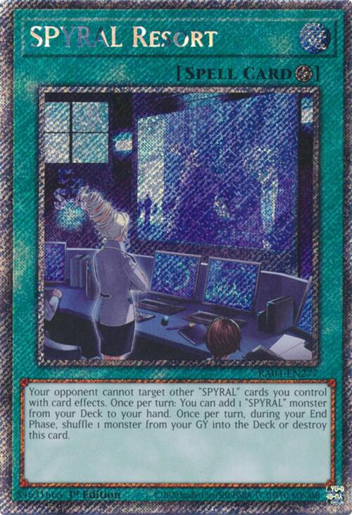 SPYRAL Resort [RA04-EN277] Platinum Secret Rare 