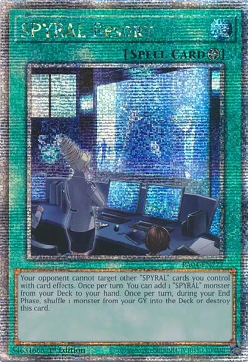 SPYRAL Resort [RA04-EN277] Quarter Century Secret Rare 