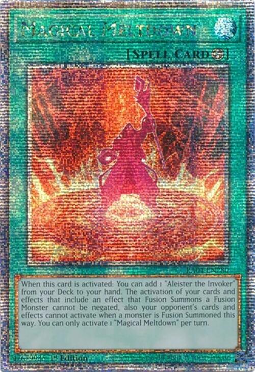 Magical Meltdown [RA04-EN280] Quarter Century Secret Rare 