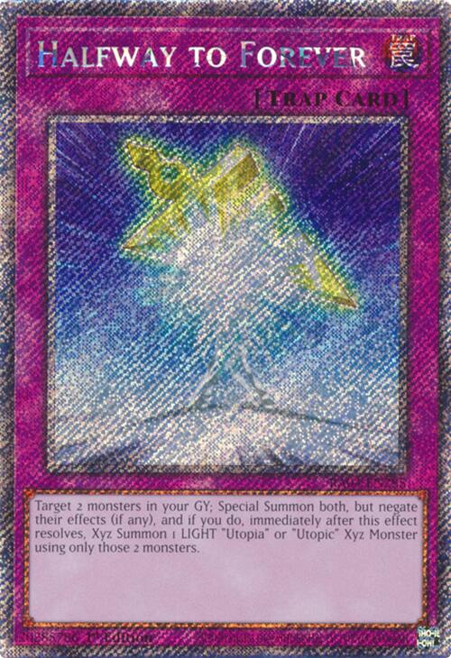 Halfway to Forever [RA04-EN285] Platinum Secret Rare 