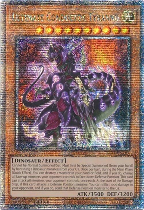 Ultimate Conductor Tyranno [RA04-EN287] Quarter Century Secret Rare 