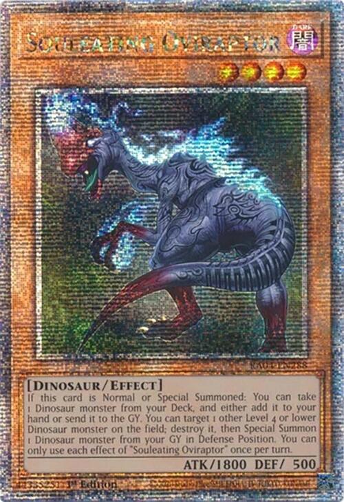 Souleating Oviraptor [RA04-EN288] Quarter Century Secret Rare 