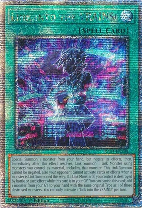 Link into the VRAINS! [RA04-EN294] Quarter Century Secret Rare 