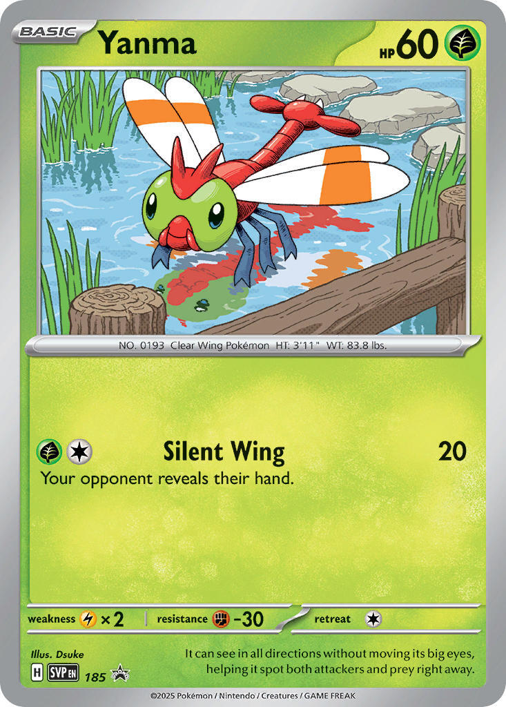Yanma (185) [Scarlet &amp; Violet: Black Star Promos] 