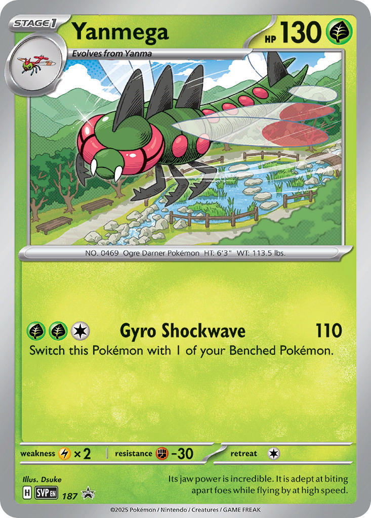 Yanmega (187) [Scarlet &amp; Violet: Black Star Promos] 