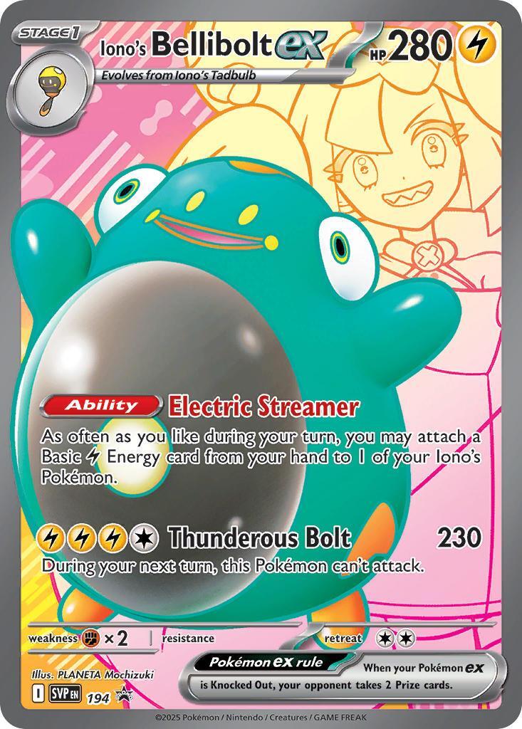 Iono's Bellibolt ex (194) [Scarlet &amp; Violet: Black Star Promos] 