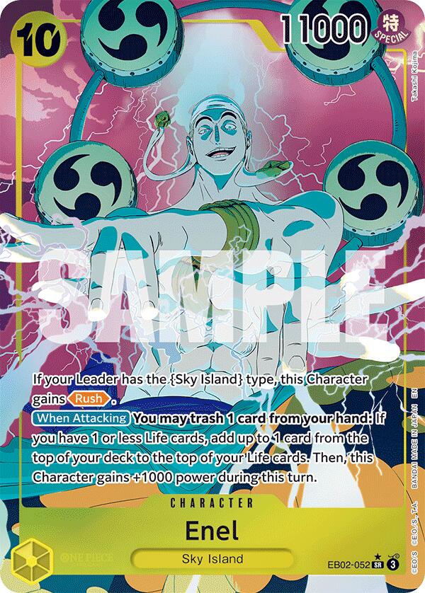 Enel (Alternate Art) [Extra Booster: Memorial Collection]