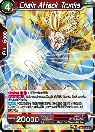Chain Attack Trunks (SD2-05) [Mythic Booster] 