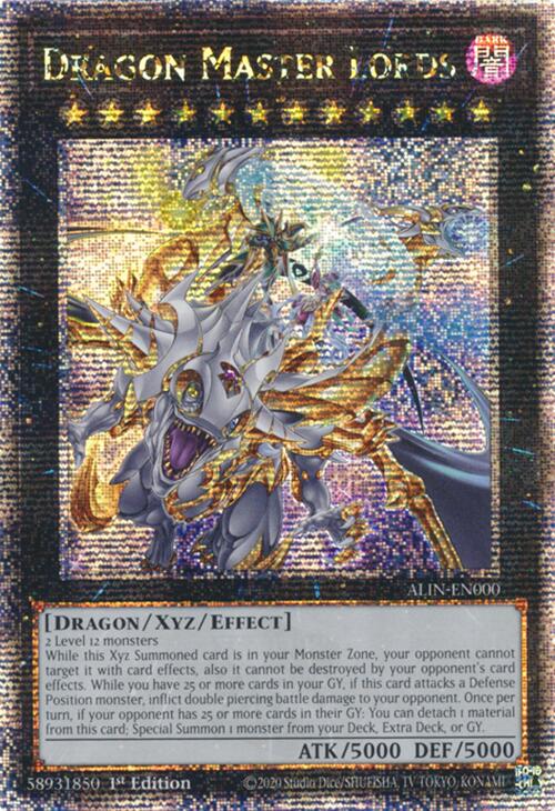 Seigneurs Maîtres Dragons [ALIN-EN000] Secret Rare Quart de Siècle 