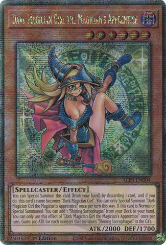 Dark Magician Girl the Magician's Apprentice [ALIN-EN004] Quarter Century Secret Rare 