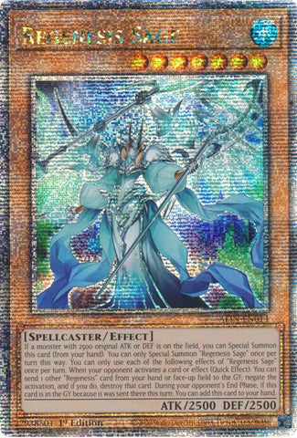 Regenesis Sage [ALIN-EN014] Quarter Century Secret Rare 