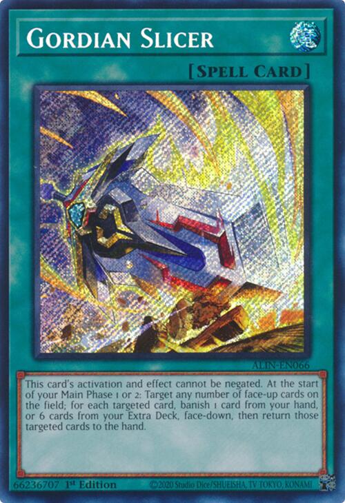 Trancheuse gordienne [ALIN-EN066] Secret Rare 