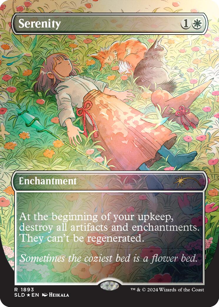 Serenity (Rainbow Foil) [Secret Lair Drop Series] 
