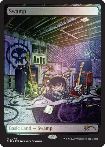 Swamp (2078) (Rainbow Foil) [Secret Lair Drop Series] 