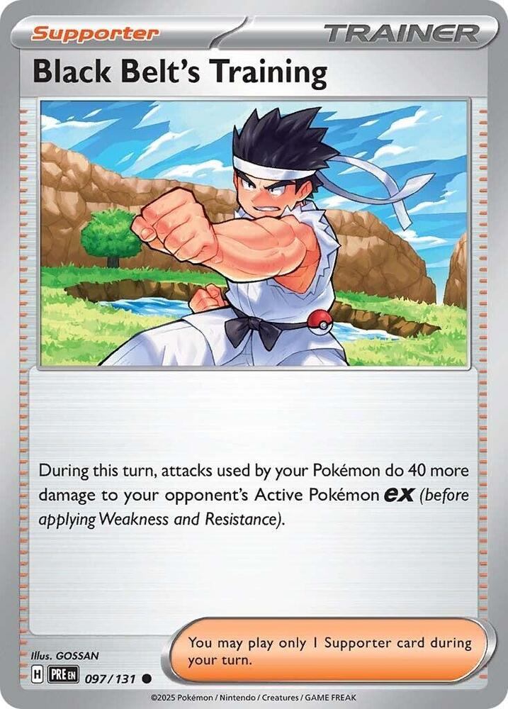 Black Belt's Training (097/131) [Scarlet &amp; Violet: Prismatic Evolutions] 