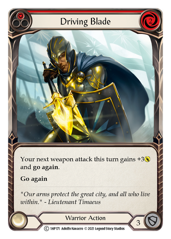 Driving Blade (Red) [1HP171] (History Pack 1) 