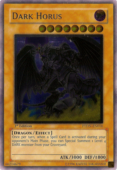 Dark Horus [PTDN-EN016] Ultimate Rare 