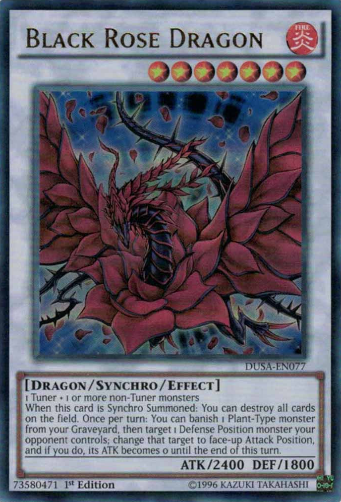 Black Rose Dragon [DUSA-EN077] Ultra Rare 