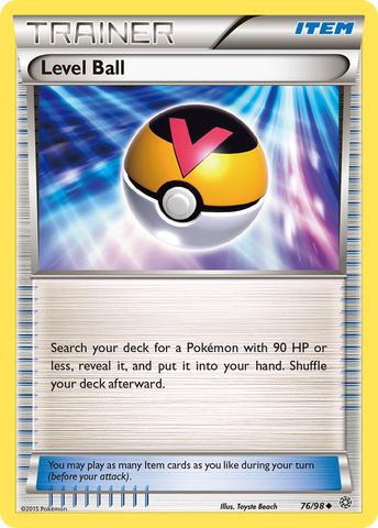 Level Ball (76/98) [XY: Ancient Origins] 