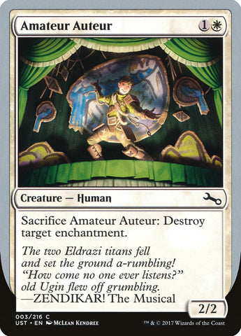 Amateur Author (ZENDIKAR! The Musical) [Unstable] 