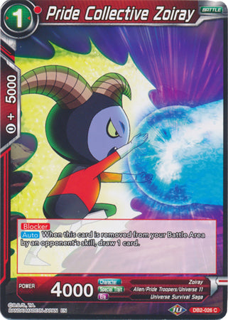 Pride Collective Zoiray (DB2-026) [Divine Multiverse] 