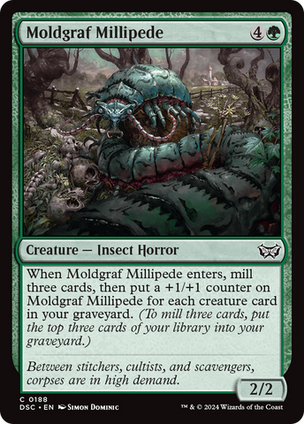 Moldgraf Millipede [Duskmourn: House of Horror Commander] 