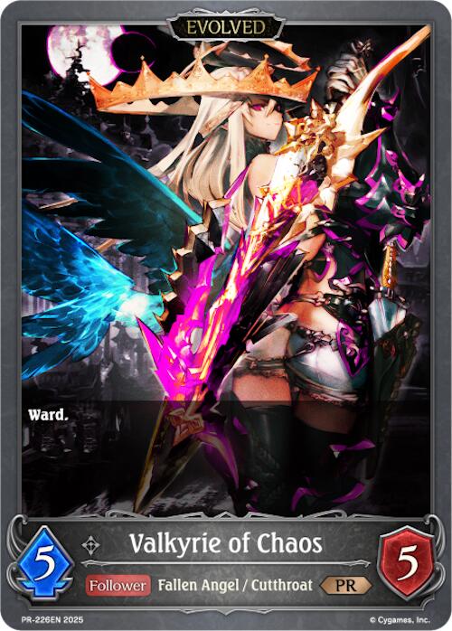 Valkyrie du Chaos (Évoluée) (PR-226EN) [Cartes promotionnelles] 