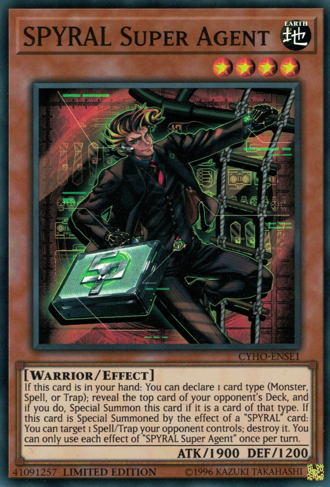 SPYRAL Super Agent [CYHO-ENSE1] Super Rare 