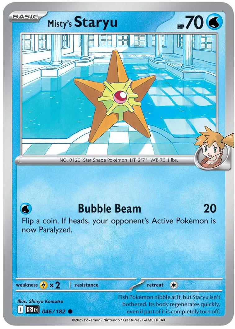 Misty's Staryu (046/180) [Scarlet &amp; Violet: Destined Rivals] 
