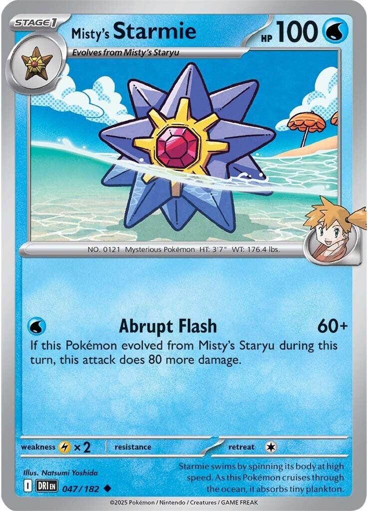 Misty's Starmie (047/182) [Scarlet &amp; Violet: Destined Rivals] 